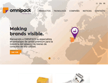 Tablet Screenshot of omnipack.es