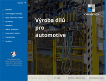 Tablet Screenshot of omnipack.cz